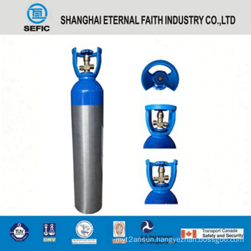 10L High Pressure Aluminum Gas Cylinder (LWH140-10-15)